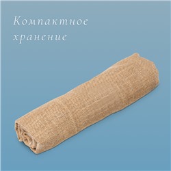 Мешок джутовый, 74×114 см, плотность 30×35 нитей, без завязок, Greengo