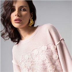 Лонгслив с объемным декором, Образ решает