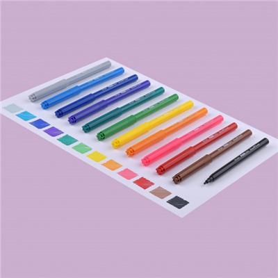 Фломастеры 12цв "ФУНКЦИОНАЛЬНЫЙ ЦВЕТ/FUNCOLOR" 32-0067 Bruno Visconti