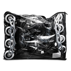 Ролики детские, размер L (цвет черный)