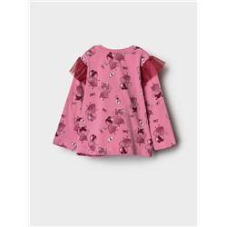 Джемпер детский трикотажный для девочек (футболка с длинными рукавами)