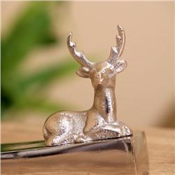 Стоппер дверной «Олень», 16.5×5×9 см, алюминий