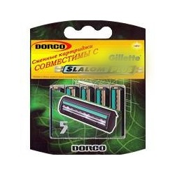 Кассеты DORCO TGP-50 для бритвы типа Dʤɪˈlett СЛАЛОМ (5 шт.), TGP-50