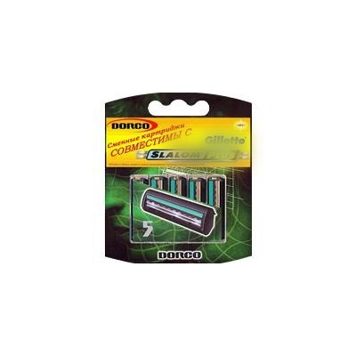 Кассеты DORCO TGP-50 для бритвы типа Dʤɪˈlett СЛАЛОМ (5 шт.), TGP-50