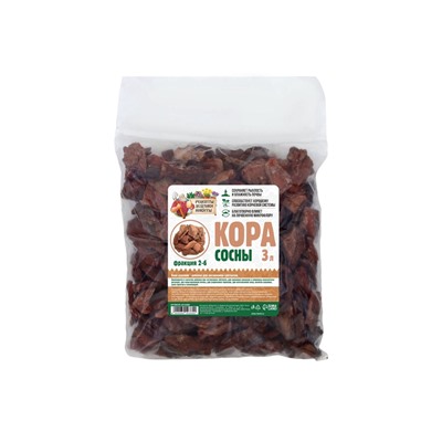 Кора сосны «Рецепты Дедушки Никиты», фр 2-6, 3 л