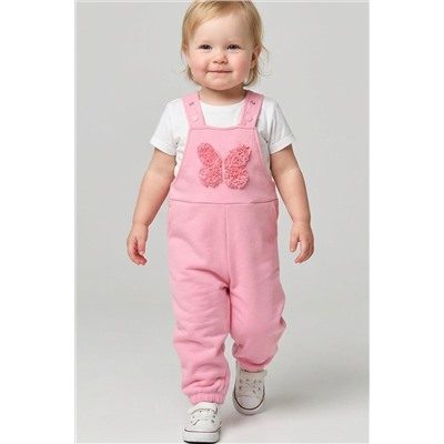 Полукомбинезон детский трикотажный для девочек PLAYTODAY, 1240237
