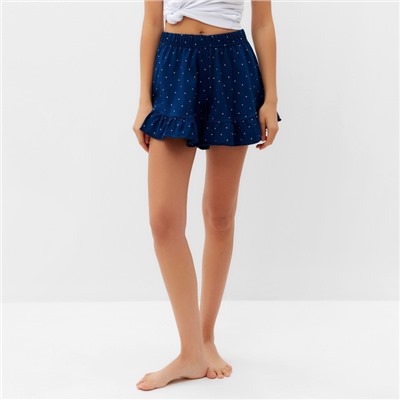 Шорты женские KAFTAN «Горошек», размер 40-42, синие