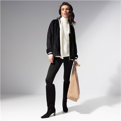 Бомбер из вельвета на подкладе, Модная стратегия