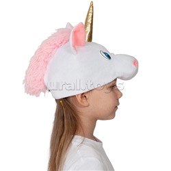 Головной убор швейный "Шапка детская "Лошадка Единорожка" р. 52-54
