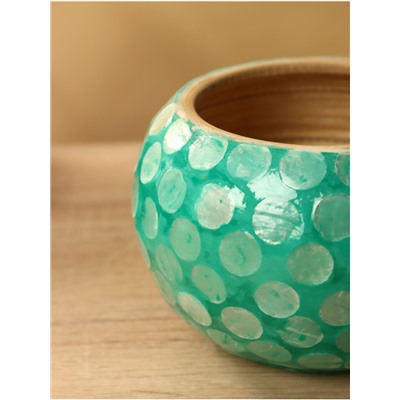 Банка для сыпучих продуктов, 13×13×11 см, бамбук