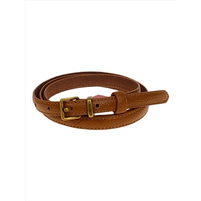 Ремень женский из натуральной кожи, цвет коричнево-рыжий