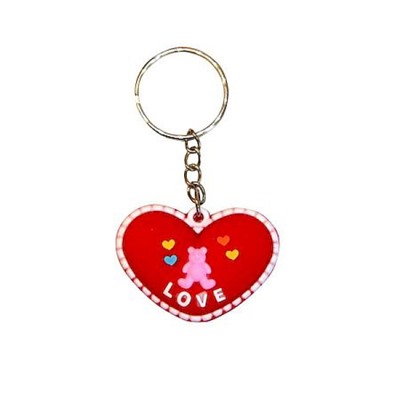 Брелок "Сердце" 5 см пвх Р19-1 Ткбр563 Гранит
