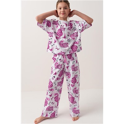 Пижама трикотажная для девочек PLAYTODAY, 1239771