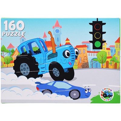 Пазлы 160 "Синий трактор"