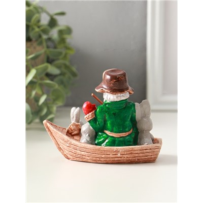 Фигурка гипс «Дед Мазай», 9×11×7 см