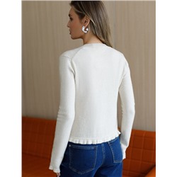 Кардиган из пряжи с кашемиром