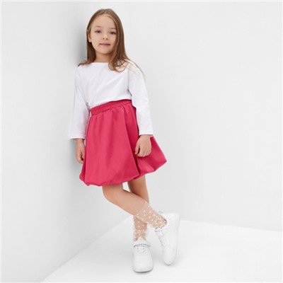 Юбка-баллон для девочки KAFTAN, размер 34 (122-128 см), розовая