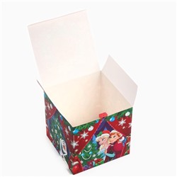 Коробка складная «С Новым годом», 20×20×20 см