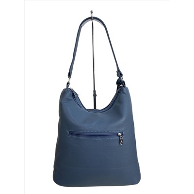 Женская сумка из искусственной кожи, цвет синий