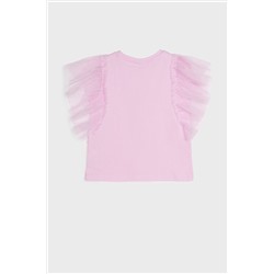 Фуфайка трикотажная для девочек (футболка) PLAYTODAY, 1122506