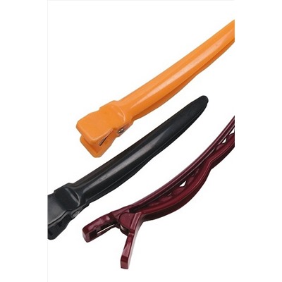 Dewal Зажим для волос волна CL2419, пластик, 8 см, разноцветный, 12 шт. KRISTALLER, 1107664