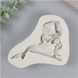 Молд силиконовый «Русалочка на берегу» 12.5×9.5×2.6 см