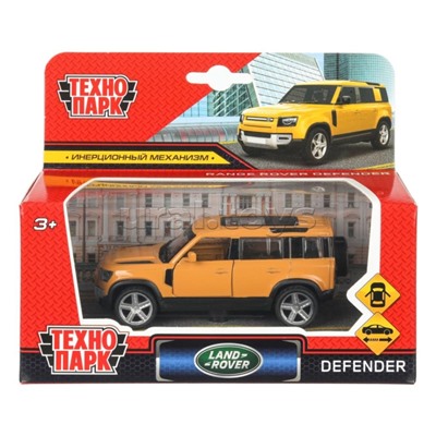 Машина металл Range Rover Defender 10,5 см, двери, инерция