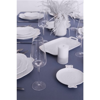 Блюдо «Сьюзен», 18×13.5 см, керамика, белое