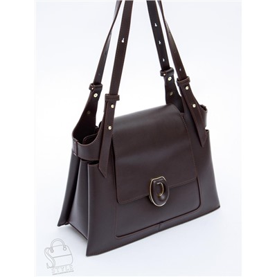 Сумка женская кожаная 2388Y coffee Polina&Eiterou