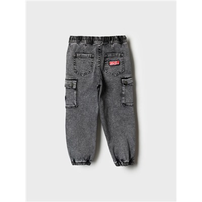 Брюки текстильные джинсовые для мальчиков