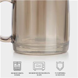 Кружка Luminarc «Золотой мёд», 380 мл, стекло