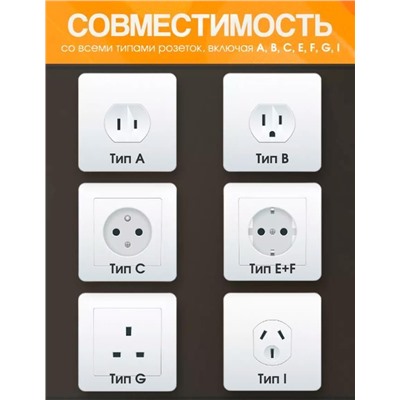 Евро-переходник сетевой адаптер вилка