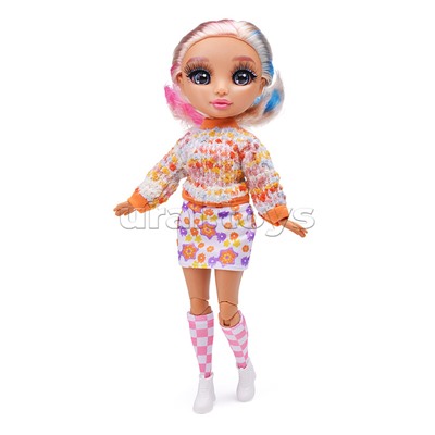 Модная кукла коллекция Glam Core, Энни Indie Core, в розовом костюме, 27см