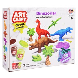 Набор для лепки "Парк динозавров" тесто 3х56г