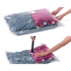 Вакуумный пакет с клапаном 50*60 см (1 шт.) + НАСОС