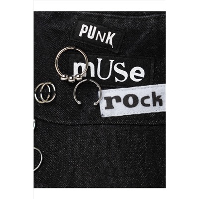 Панама текстильная джинсовая для девочек PLAYTODAY, 1241067