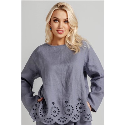 Блузка женская  Р360809/02/Джинсовый