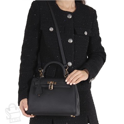 Сумка женская кожаная 25KLVG black Vitelli Grassi