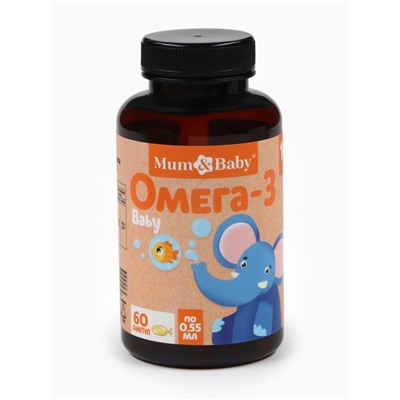 Омега-3 для детей Беби, 60 капсул