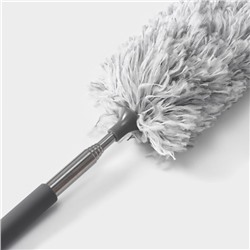 Щётка для удаления пыли, телескопическая ручка 37-81 см, насадка из микрофибры 17 см