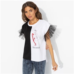 Футболка с лозунгом, Загадочная собеседница