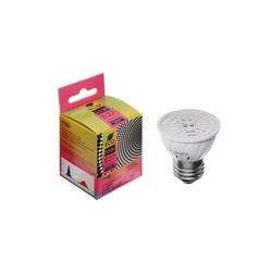 Фитолампа для растений Luazon Lighting, светодиодная, E27, 3.5 Вт, IP44, 220 В, 270°, биколорная