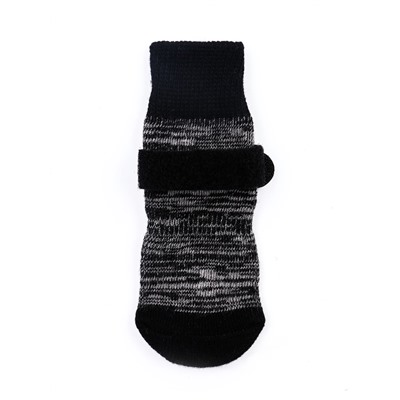 Носки нескользящие «Лапки», S (5.5×14 см), набор 4 шт., чёрные