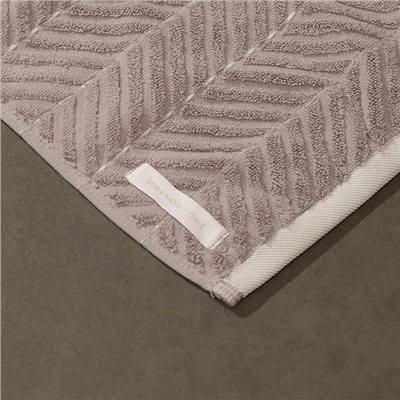 Коврик махровый SL HOME: Lines «Софт Мист», 50×70 см, хлопок 100%