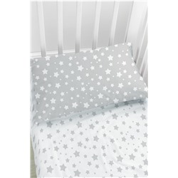 КПБ детск. поплин Juno (40х60) рис. 13165-4/13165-28 Grey stars
