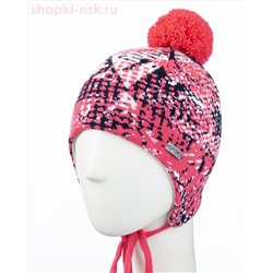 9398/2 MGU Ушанка для девочки флис (50-52)