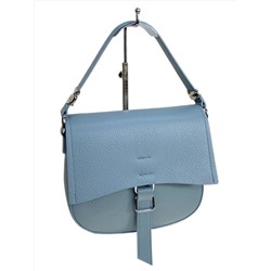Женская сумка из искусственной кожи, цвет голубой