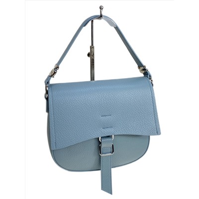 Женская сумка из искусственной кожи, цвет голубой