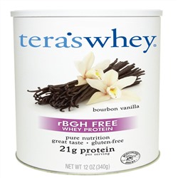 Tera's Whey, Grass Fed, Simply Pure Whey Protein, Bourbon Vanilla, 12 oz (340 g)