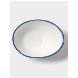 Салатник Magistro Blue Lagoon, 550 мл, 18.1×14.2 см, фарфор, белый